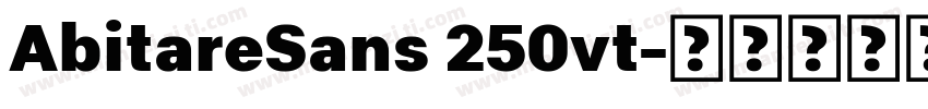 AbitareSans 250vt字体转换